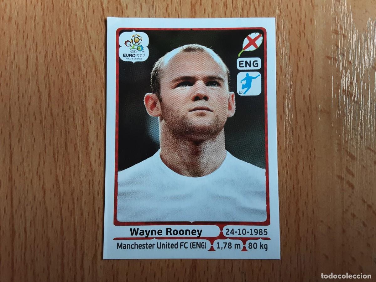 Cromos de f&uacute;tbol: CROMO FUTBOL EURO 2012 PANINI 509.ROONEY-INGLATERRA-NUNCA PEGADO