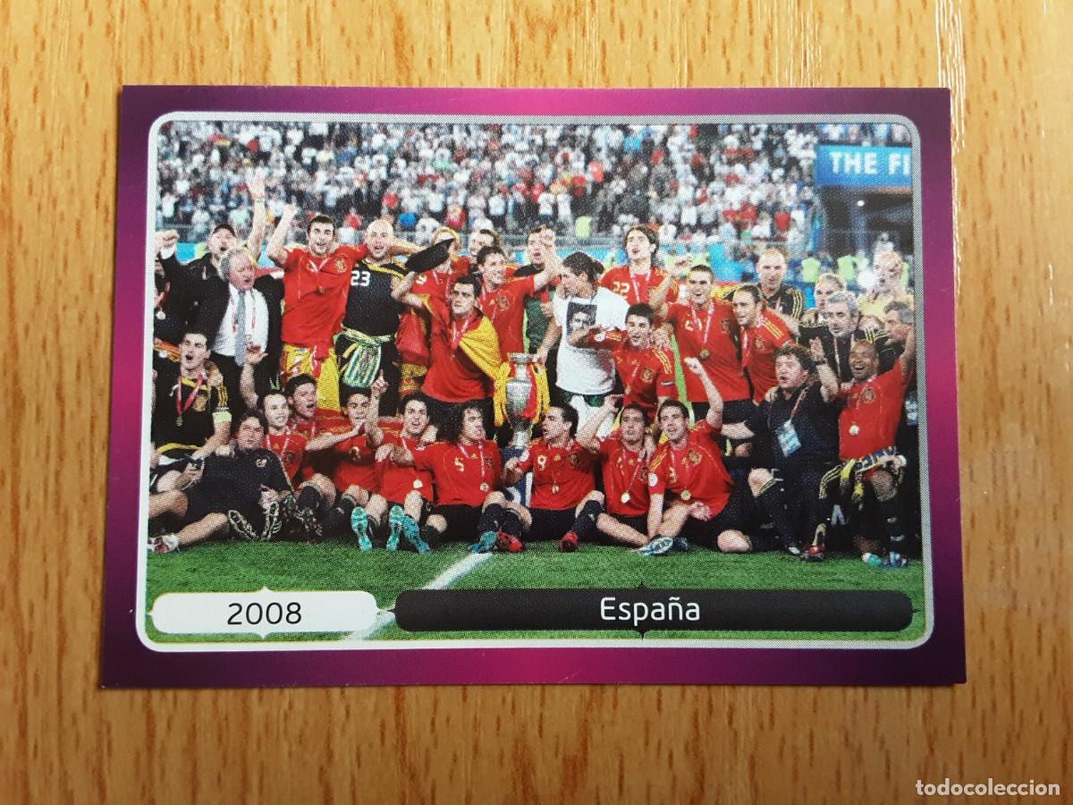 Cromos de F&uacute;tbol: CROMO FUTBOL EURO 2012 PANINI 539.CAMPEON EURO 2008 ESPA&Ntilde;A-NUNCA PEGADO