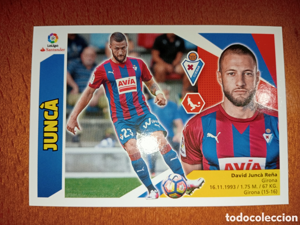 Cromos de f&uacute;tbol: Junca n&deg;7B liga este 17/18 Eibar - Foto 1