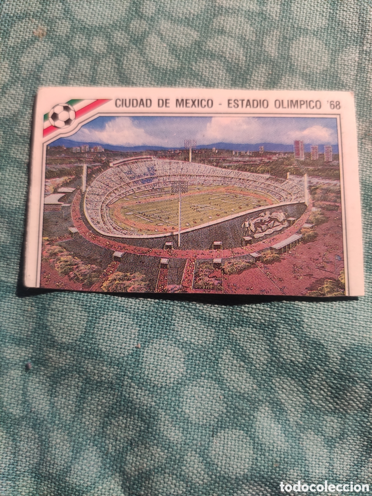 Cromos de f&uacute;tbol: 18 PANINI MEXICO 86 ESTADIO OLIMPICO '68 - STADIUMS MUNDIAL 1986 CROMO RECORTADO RECUPERADO