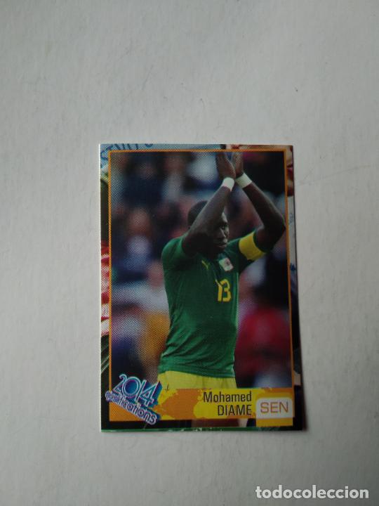 Fu&szlig;ball-Sticker: 64 MOHAMED DIAME SENEGAL CROMO FUTBOL CUALIFICACIONES MUNDIAL 2014 EDITORIAL SCHOOL SHOP