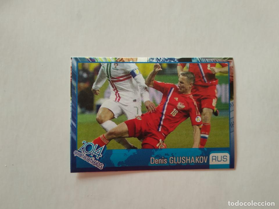 Figurine di Calcio: 596 DENIS GLUSHAKOV RUSIA CROMO FUTBOL CUALIFICACIONES MUNDIAL 2014 EDITORIAL SCHOOL SHOP