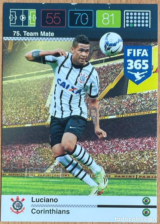 Football Stickers: 75 LUCIANO CORINTHIANS FICHAS ADRENALYN XL FIFA 365 2015 2016 15 16