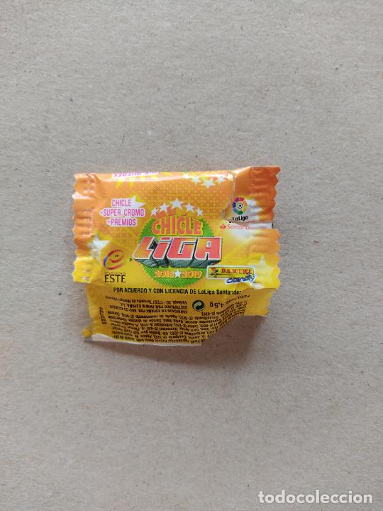 Cromos de F&uacute;tbol: ENVOLTORIO VACIO CROMO PEGATINA CHICLE LIGA F&Uacute;TBOL 18-19 EDICIONES ESTE PANINI CANDY 2018-2019