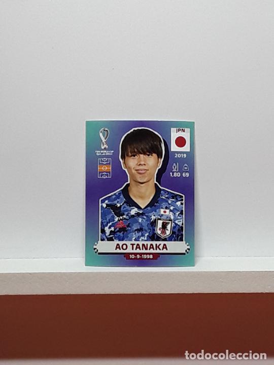 Cartes &agrave; collectionner de Football: MUNDIAL 2022 WORLD CUP QATAR ALBUM PANINI LIGA N JPN14 JPN 14 JAPAN JAPON AO TANAKA