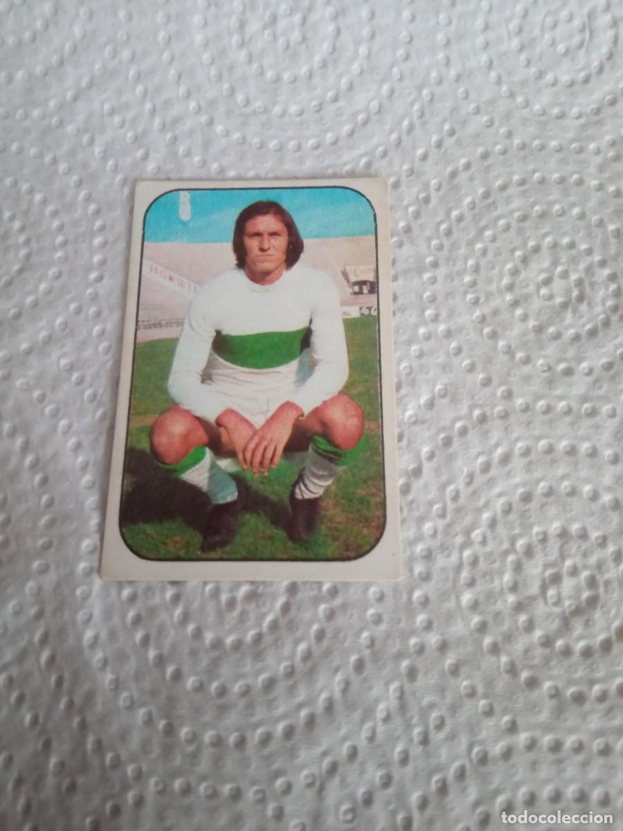 Cromos de f&uacute;tbol: CROMO MONTERO 76/77 ELCHE CF. NUNCA PEGADO - Foto 1