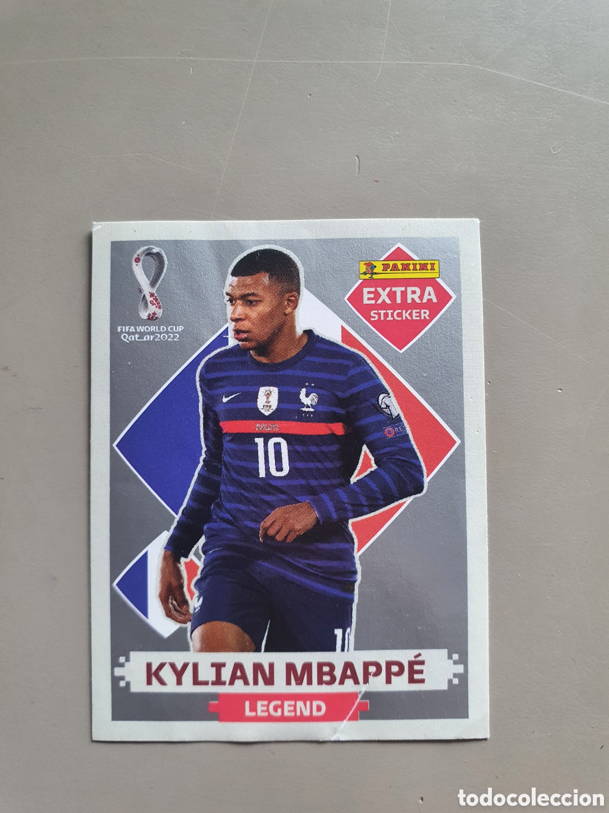 Sticker Mbappe Legend Silver Figurinha Copa 2022