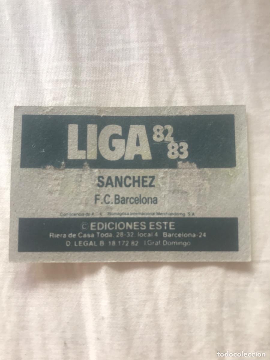 Cromos de f&uacute;tbol: Sanchez - Foto 2