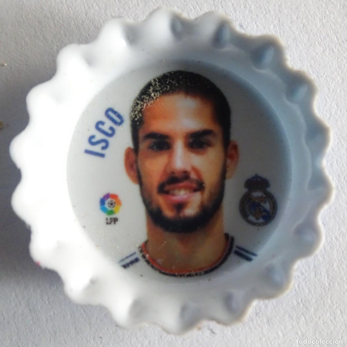 Fu&szlig;ball-Sticker: CROMO ISCO, F&Uacute;TBOL CHAPA GREFUSA, R.MADRID, VER FOTOS