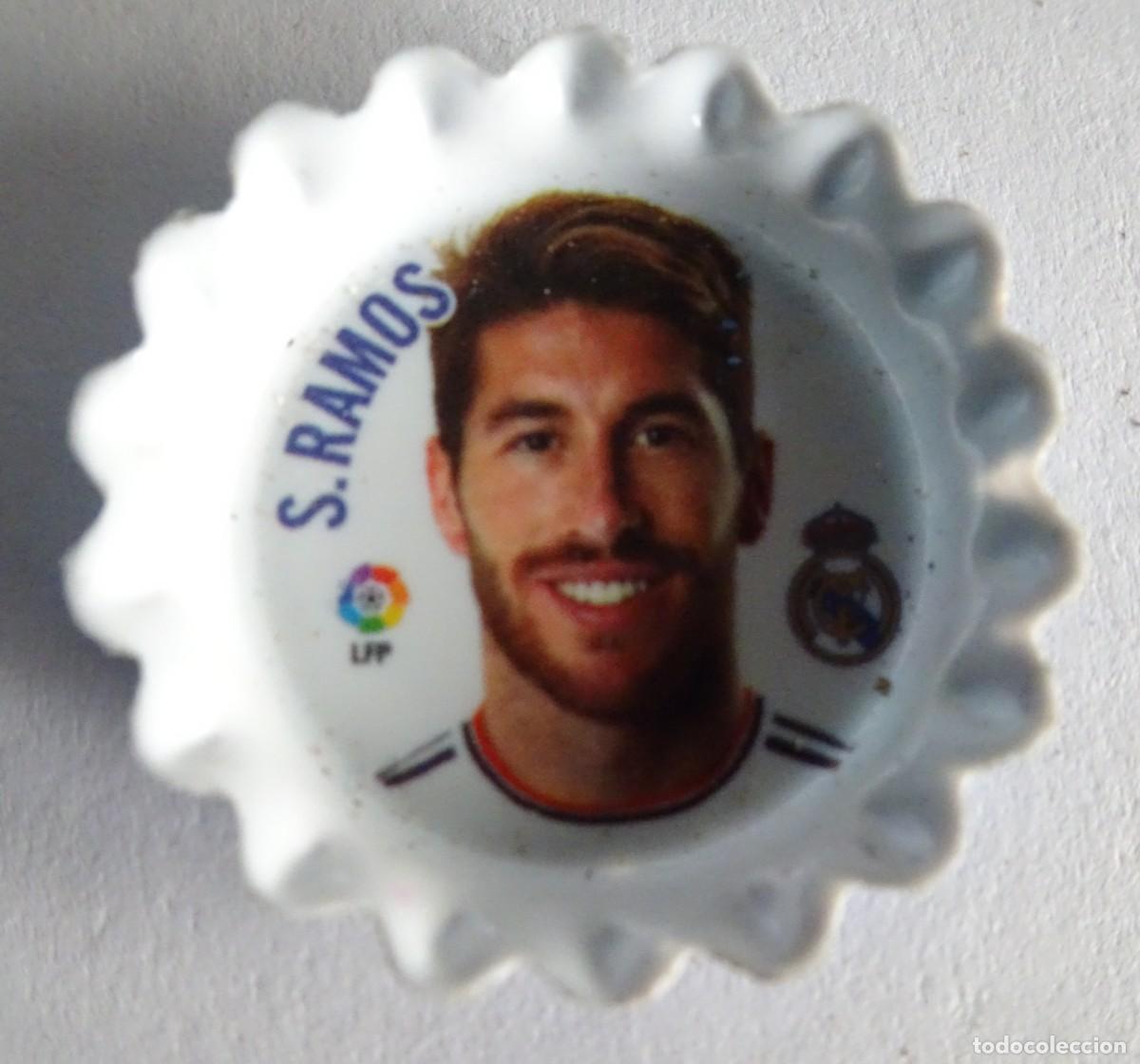 Fu&szlig;ball-Sticker: CROMO SERGIO RAMOS, F&Uacute;TBOL CHAPA GREFUSA, R.MADRID, VER FOTOS