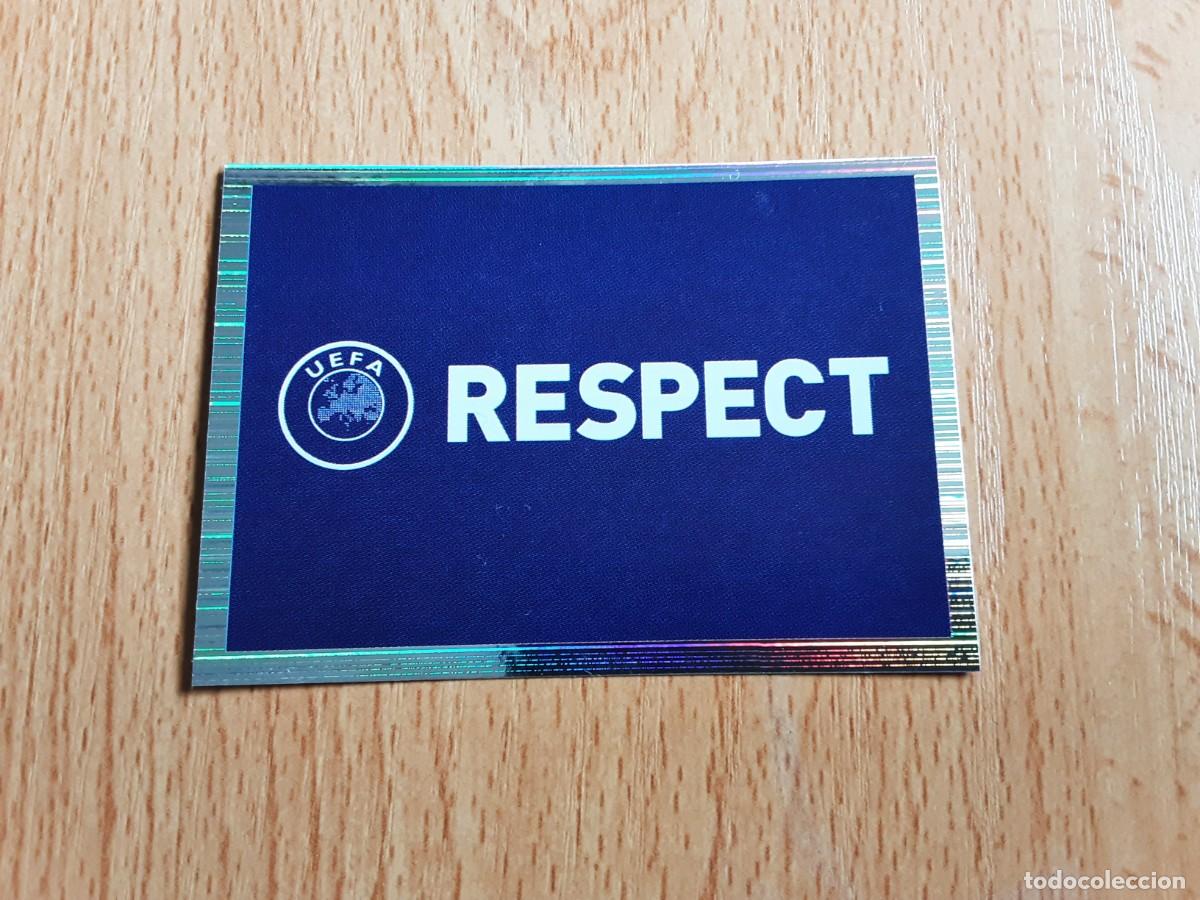 Cromos de f&uacute;tbol: CROMO FUTBOL EURO 2012 PANINI VERSION ALEMANA 5.RESPECT-NUNCA PEGADO