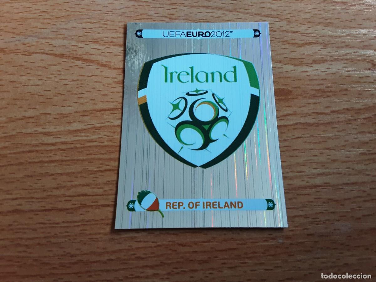 Cromos de f&uacute;tbol: CROMO FUTBOL EURO 2012 PANINI 340.ESCUDO-REPUBLICA DE IRLANDA-NUNCA PEGADO