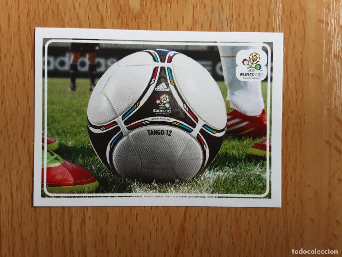 Cromos de f&uacute;tbol: CROMO FUTBOL EURO 2012 PANINI VERSION ALEMANA 46.BALON-NUNCA PEGADO