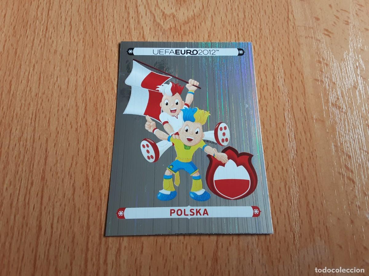 Cromos de f&uacute;tbol: CROMO FUTBOL EURO 2012 PANINI VERSION ALEMANA 49.LOGO MASCOTA-POLONIA-NUNCA PEGADO