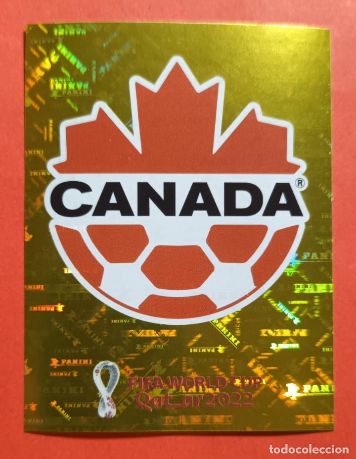 Cromos de f&uacute;tbol: 2 CAN - ESCUDO - CANADA - MUNDIAL QATAR 2022 22 - FIFA WORLD CUP - PANINI