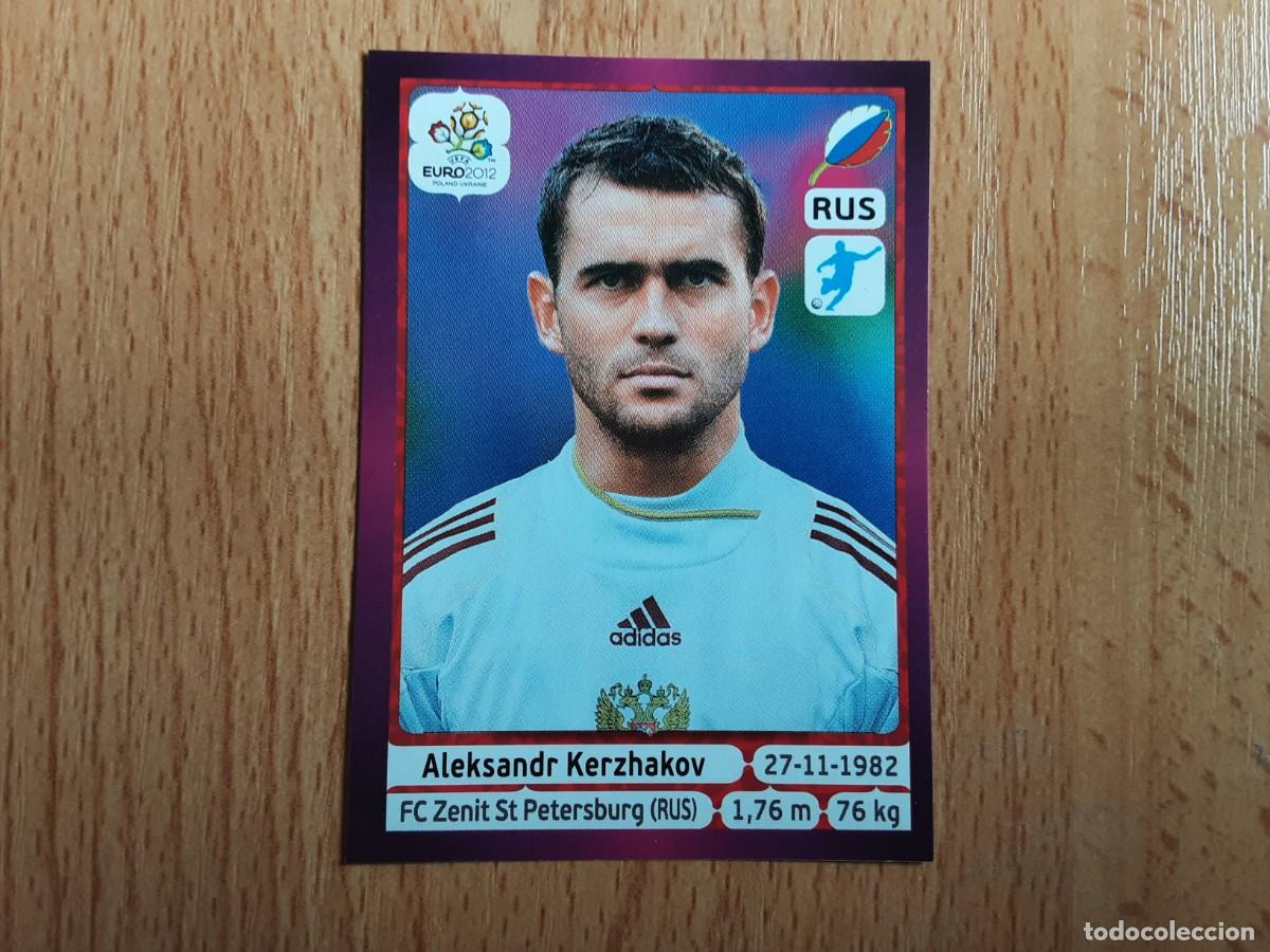 Football Stickers: CROMO FUTBOL EURO 2012 PANINI VERSION ALEMANA 130.KERZHAKOV-RUSIA-NUNCA PEGADO
