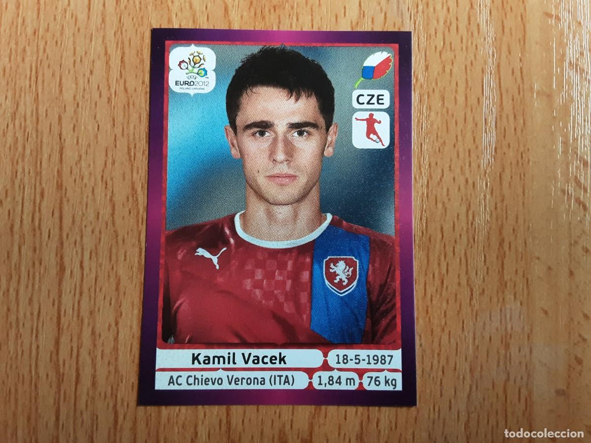 Football Stickers: CROMO FUTBOL EURO 2012 PANINI VERSION ALEMANA 156.VACEK-REPUBLICA CHECA-NUNCA PEGADO