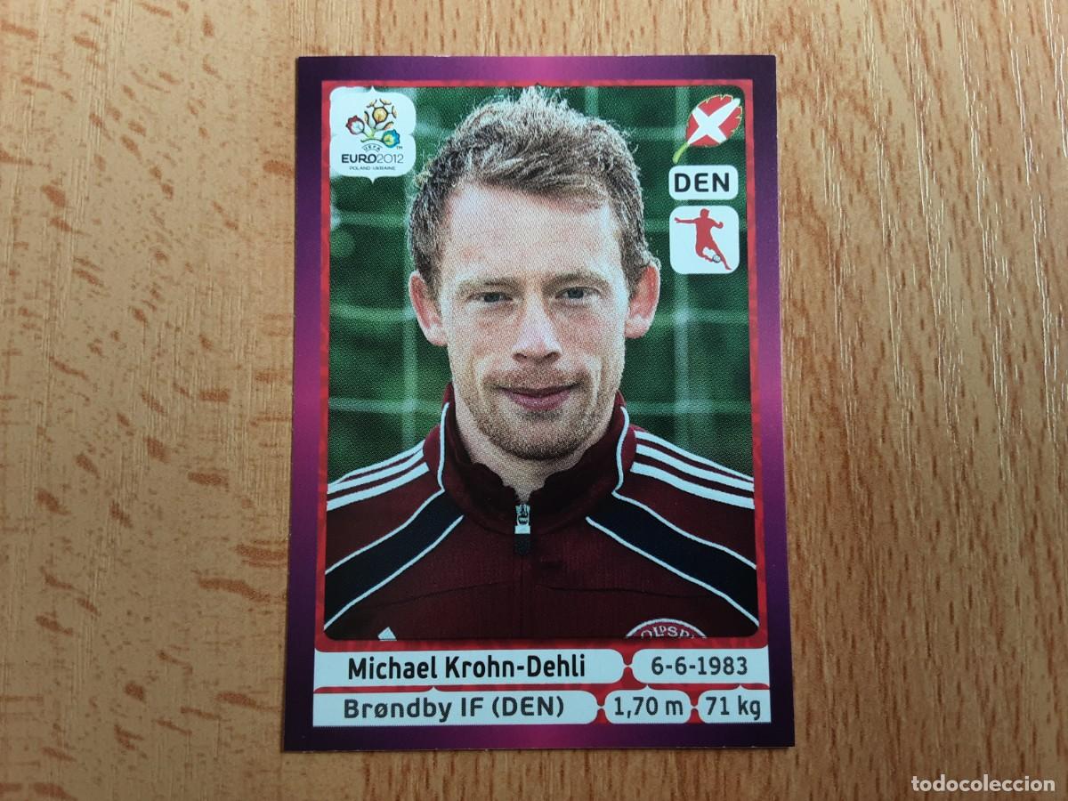 Football Stickers: CROMO FUTBOL EURO 2012 PANINI VERSION ALEMANA 214.KROHN-DEHLI/DINAMARCA-NUNCA PEGADO