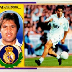 Cromos de Fútbol: SECRETARIO - REAL MADRID - FICHAJES 18 - EDICIONES ESTE 96 97 1996 1997 - SIN PEGAR