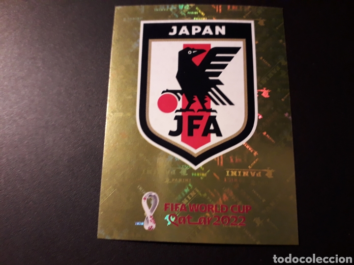 Cromos de F&uacute;tbol: ESCUDO JAP&Oacute;N N&deg; 2 COPA MUNDIAL DE F&Uacute;TBOL QATAR 2022 22 PANINI SIN PEGAR PEDIDO M&Iacute;NIMO 3&euro;.