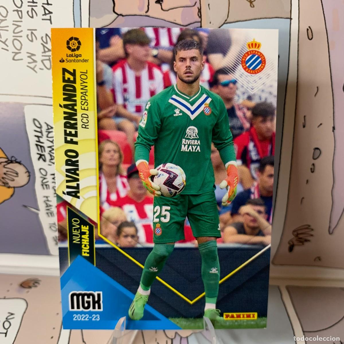 Fu&szlig;ball-Sticker: ALVARO FERNANDEZ 477 - RCD ESPANYOL - PANINI MGK MEGACRACKS LA LIGA 2022 2023 - NUEVA