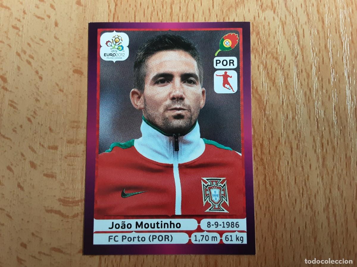 Football Stickers: CROMO FUTBOL EURO 2012 PANINI VERSION ALEMANA 269.MOUTINHO-PORTUGAL-NUNCA PEGADO
