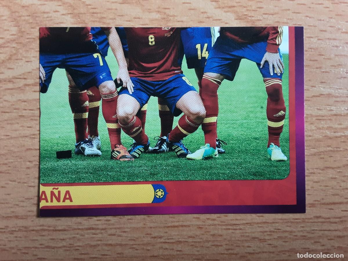 Cromos de F&uacute;tbol: CROMO FUTBOL EURO 2012 PANINI VERSION ALEMANA 286.ALINEACION-ESPA&Ntilde;A-NUNCA PEGADO