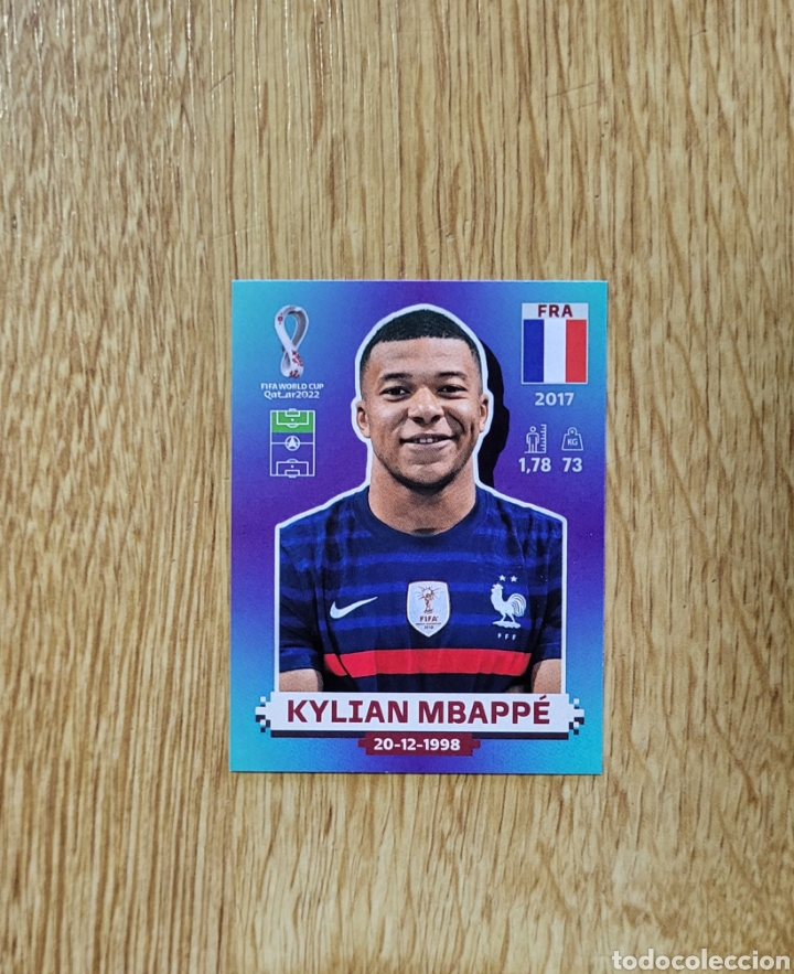 Cromos de F&uacute;tbol: Panini sticker mbappe World Cup Qatar