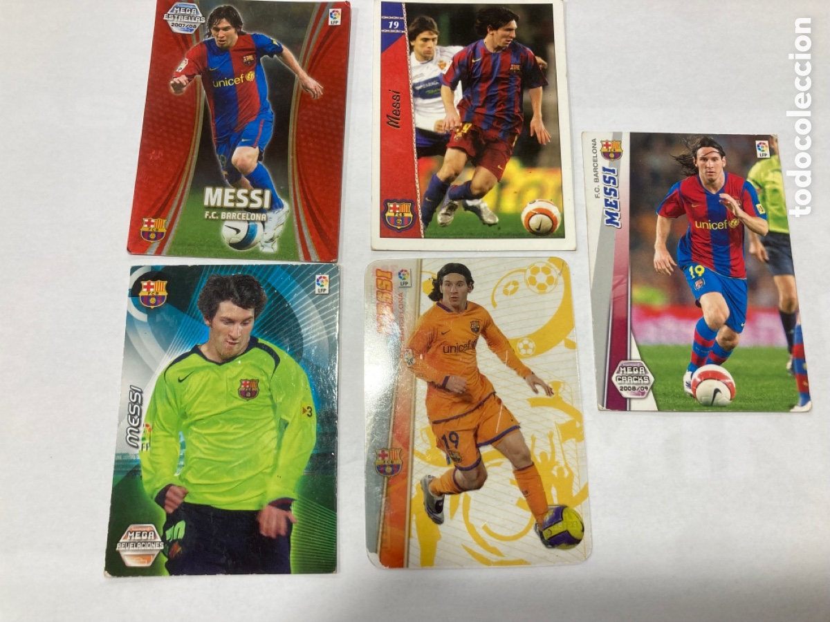 Cromos de f&uacute;tbol: Lote cromos messi - Foto 1