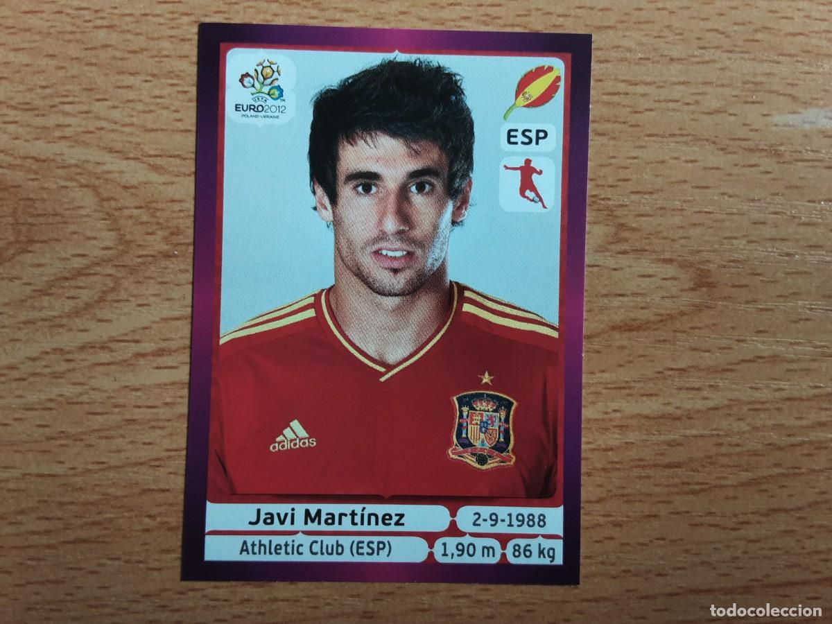 Football Stickers: CROMO FUTBOL EURO 2012 PANINI VERSION ALEMANA 294.JAVI MARTINEZ-ESPA&Ntilde;A-NUNCA PEGADO
