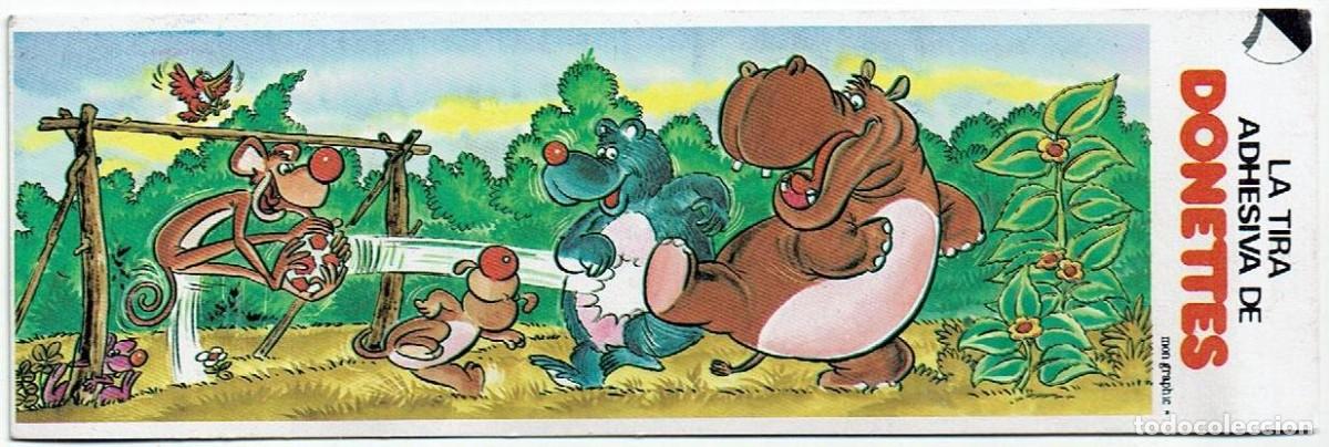 Cromos de F&uacute;tbol: COLECCI&Oacute;N CROMOS PANRICO LA TIRA ADHESIVA DE DONETTES ANIMALES CON NARIZ ROJA DEPORTE F&Uacute;TBOL