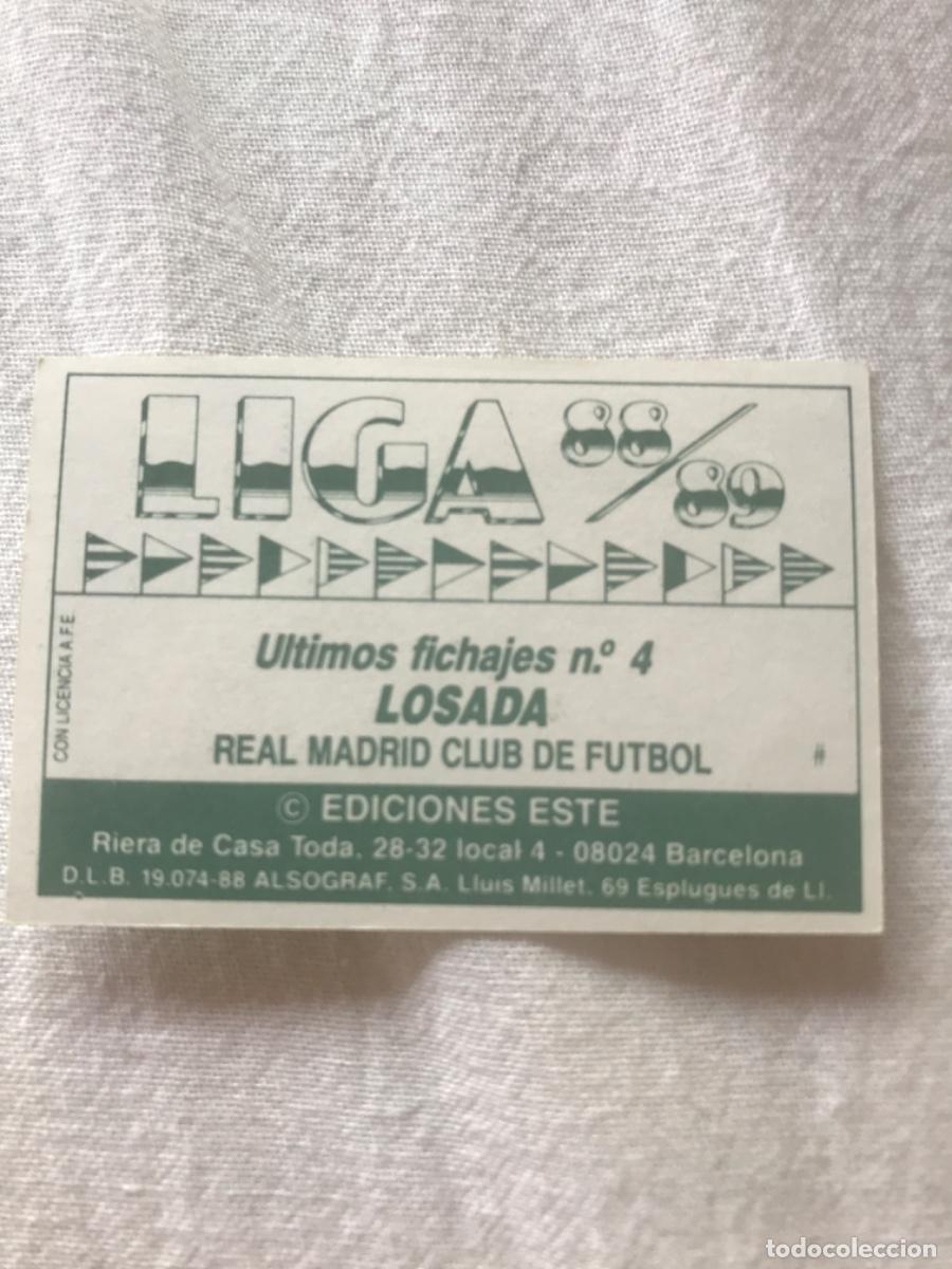 Cromos de f&uacute;tbol: Losada - Foto 2