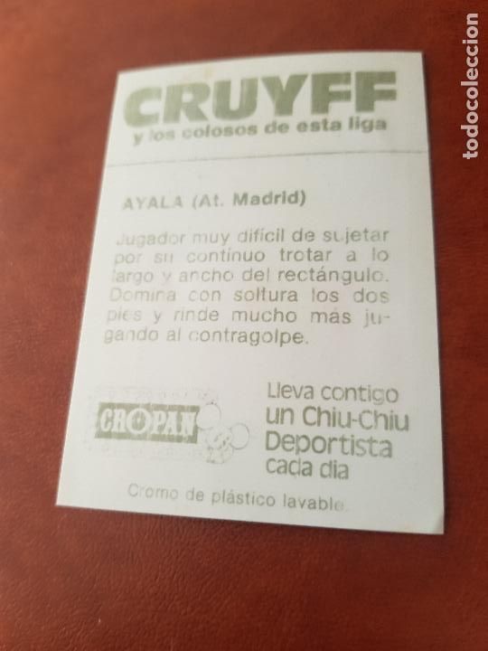 Cromos de f&uacute;tbol: AYALA - Foto 2