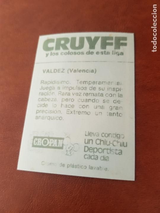 Cromos de f&uacute;tbol: VALDEZ - Foto 2