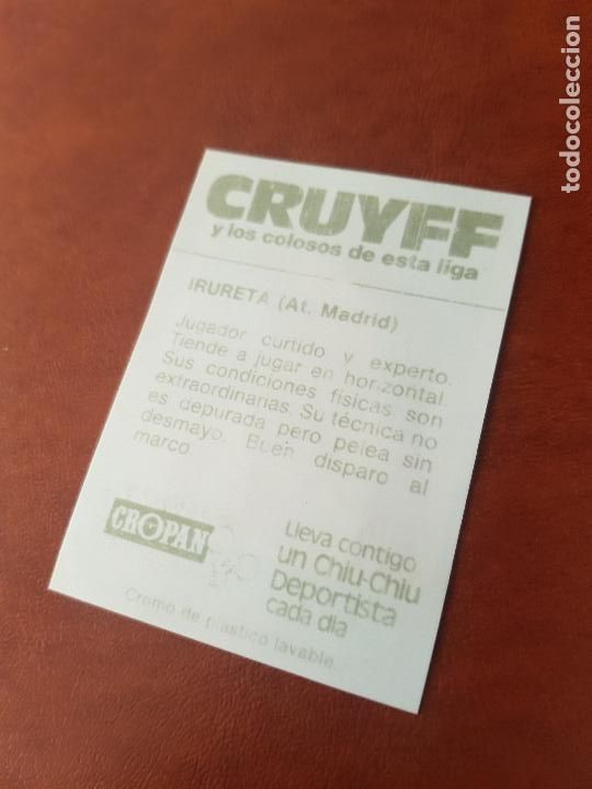 Cromos de f&uacute;tbol: IRURETA - Foto 2