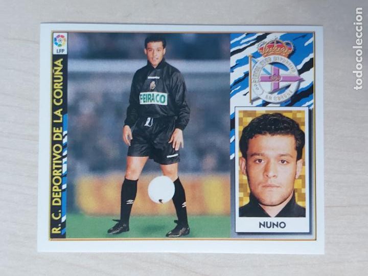 Cromos de F&uacute;tbol: CROMO NUNO - ESTE 1997 98 - 97 98 - CROMO SIN PEGAR - DEPORTIVO DE LA CORU&Ntilde;A