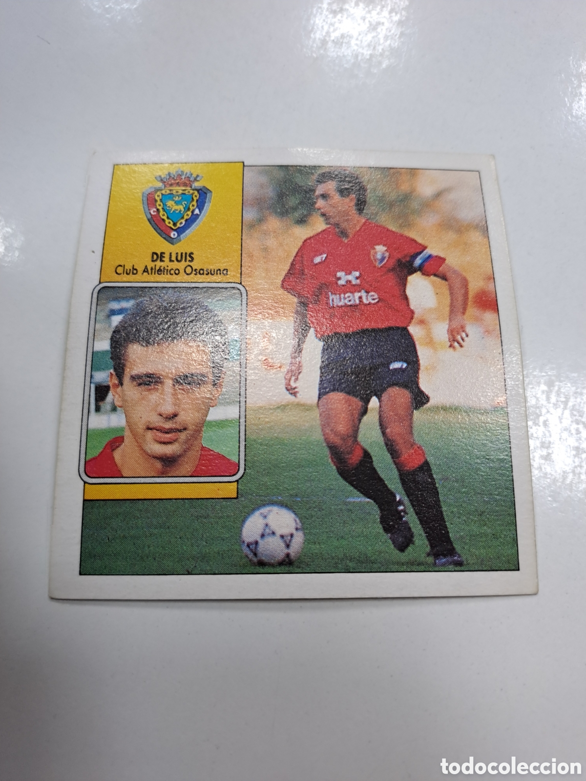 Cromos de f&uacute;tbol: EDICIONES ESTE 92 93 DE LUIS OSASUNA NUEVO - Foto 1