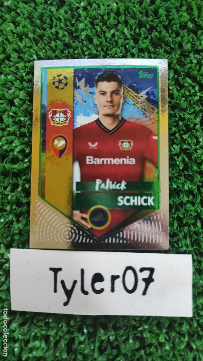 Cromos de f&uacute;tbol: SCHICK LEVERKUSEN PARALLEL CHAMPIONS LEAGUE 22-23 TOPPS