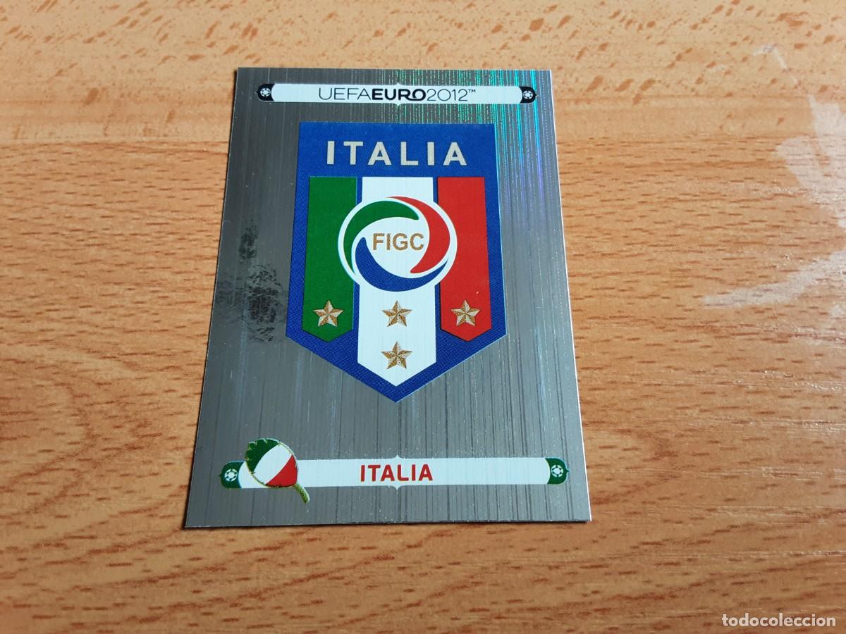 Fu&szlig;ball-Sticker: CROMO FUTBOL EURO 2012 PANINI VERSION ALEMANA 311.ESCUDO-ITALIA-NUNCA PEGADO