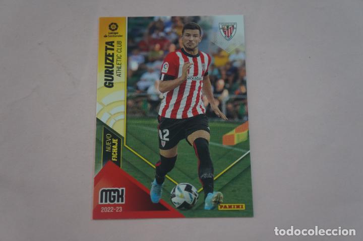 Figurine di Calcio: TRADING CARD DE FUTBOL GURUZETA DEL ATH. BILBAO FICHAJE N&ordm; 463 MEGACRACKS 2022-2023/22-23