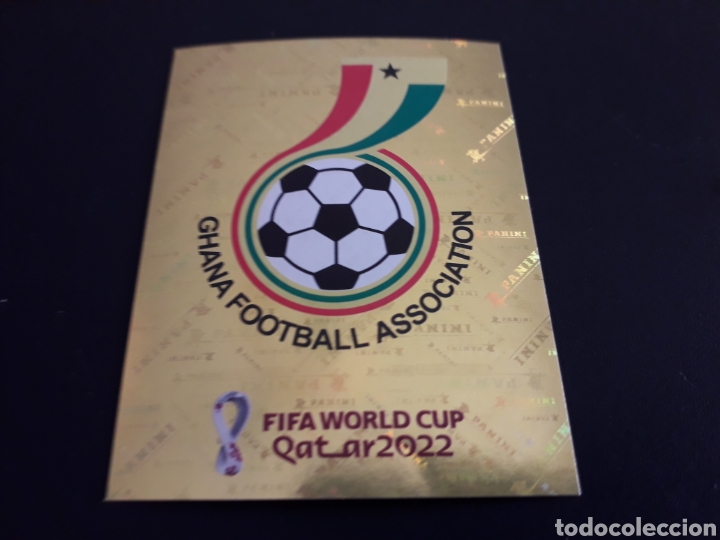 Cromos de F&uacute;tbol: ESCUDO GHANA N&deg; 2 COPA MUNDIAL DE F&Uacute;TBOL QATAR 2022 22 PANINI SIN PEGAR PEDIDO M&Iacute;NIMO 3&euro;