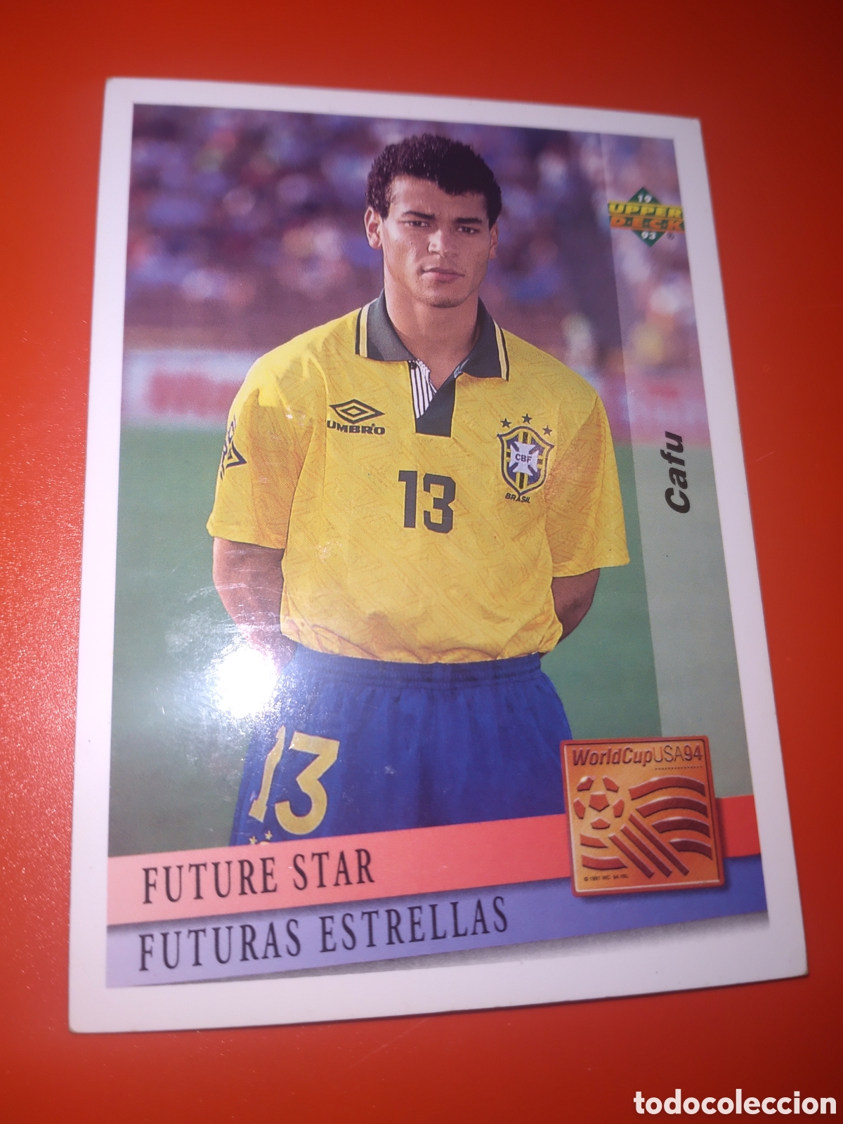 Cromos de f&uacute;tbol: Cafu World Cup Usa 94 Upper Deck