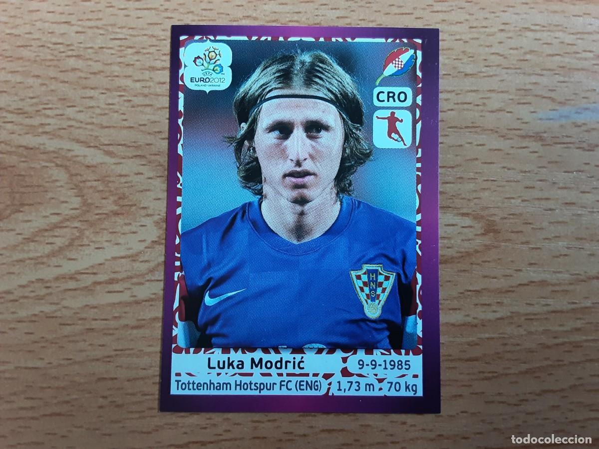Cromos de F&uacute;tbol: CROMO FUTBOL EURO 2012 PANINI VERSION ALEMANA 387.MODRIC-CROACIA-NUNCA PEGADO