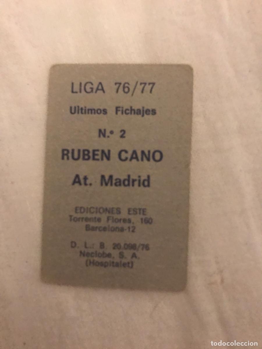 Cromos de f&uacute;tbol: Ruben Cano - Foto 2