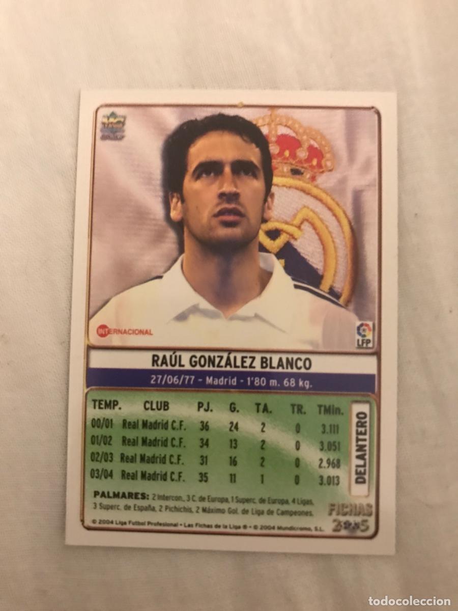 Cromos de f&uacute;tbol: Ra&uacute;l - Foto 2