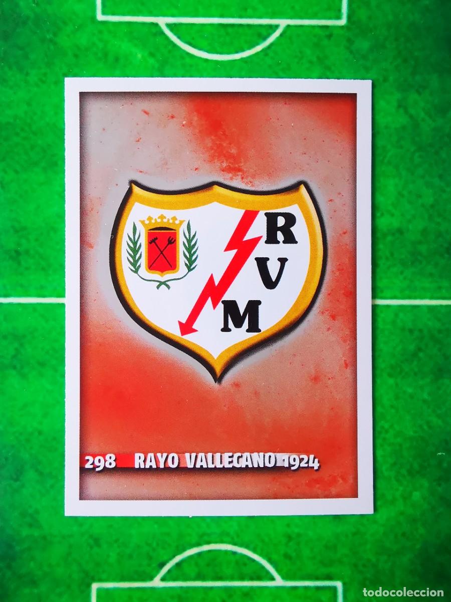 Figurine di Calcio: CROMO FUTBOL 14 15 MUNDICROMO FICHAS QUIZ LIGA 2014 2015 RAYO VALLECANO 298 ESCUDO