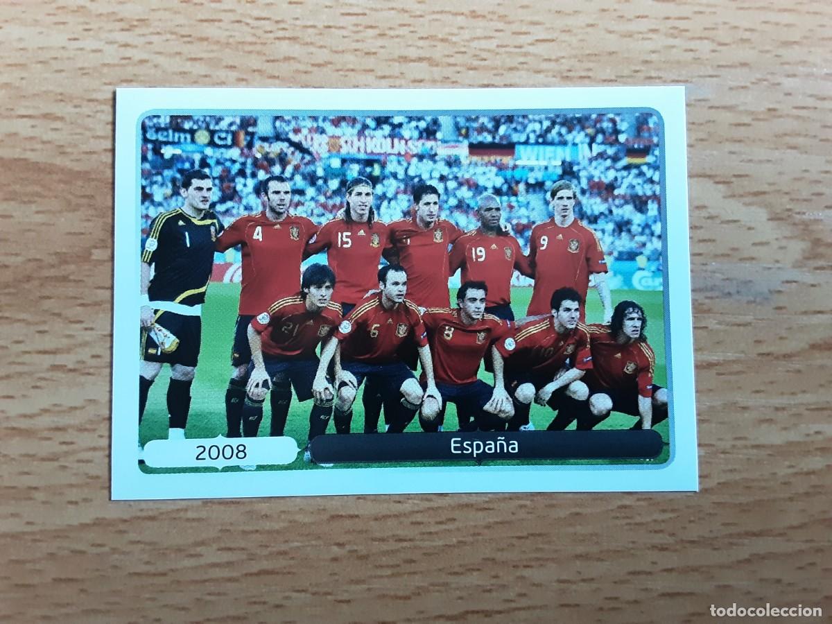 Figurine di Calcio: CROMO FUTBOL EURO 2012 PANINI VERSION ALEMANA 537.CAMPEON EURO 2008 ESPA&Ntilde;A-NUNCA PEGADO