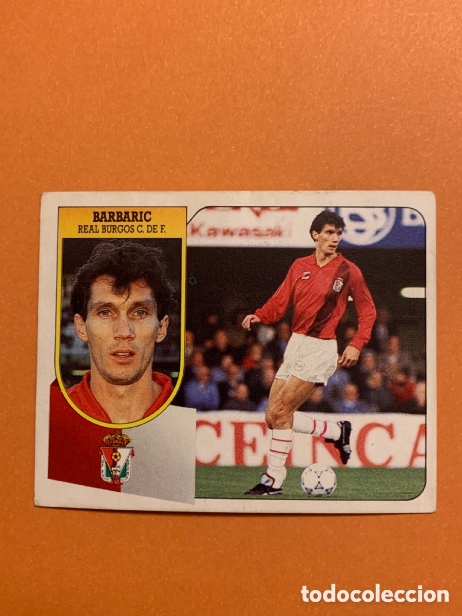 Cromos de Futebol: Barbaric Burgos 91 92. Liga Este 1991 1992. SIN PEGAR