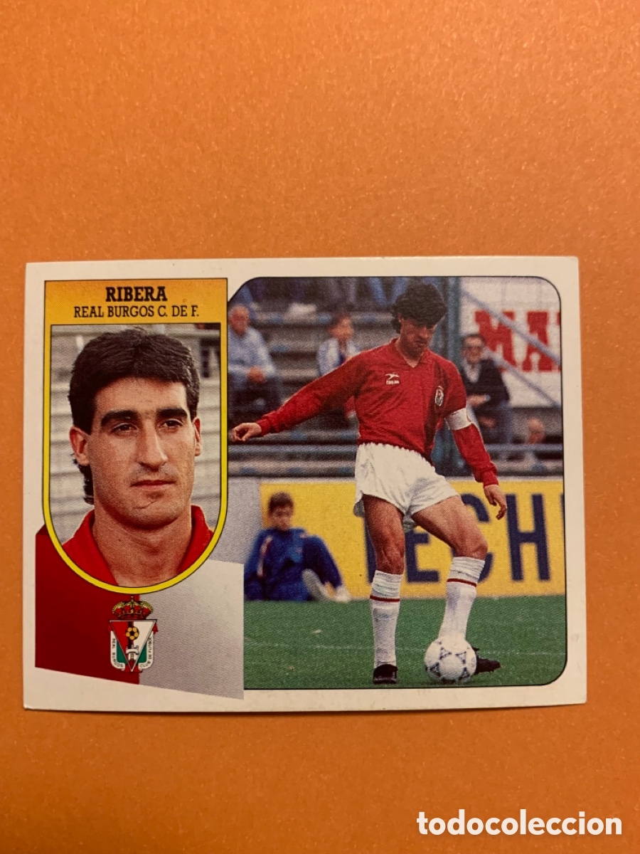 Cromos de Futebol: Ribera Burgos 91 92. Liga Este 1991 1992. SIN PEGAR