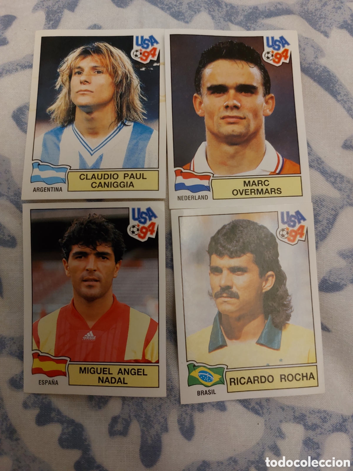 Cromos de f&uacute;tbol: CROMOS U.S.A 94 ROCHA,NADAL.. - Foto 1